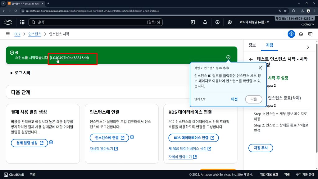 인스턴스id